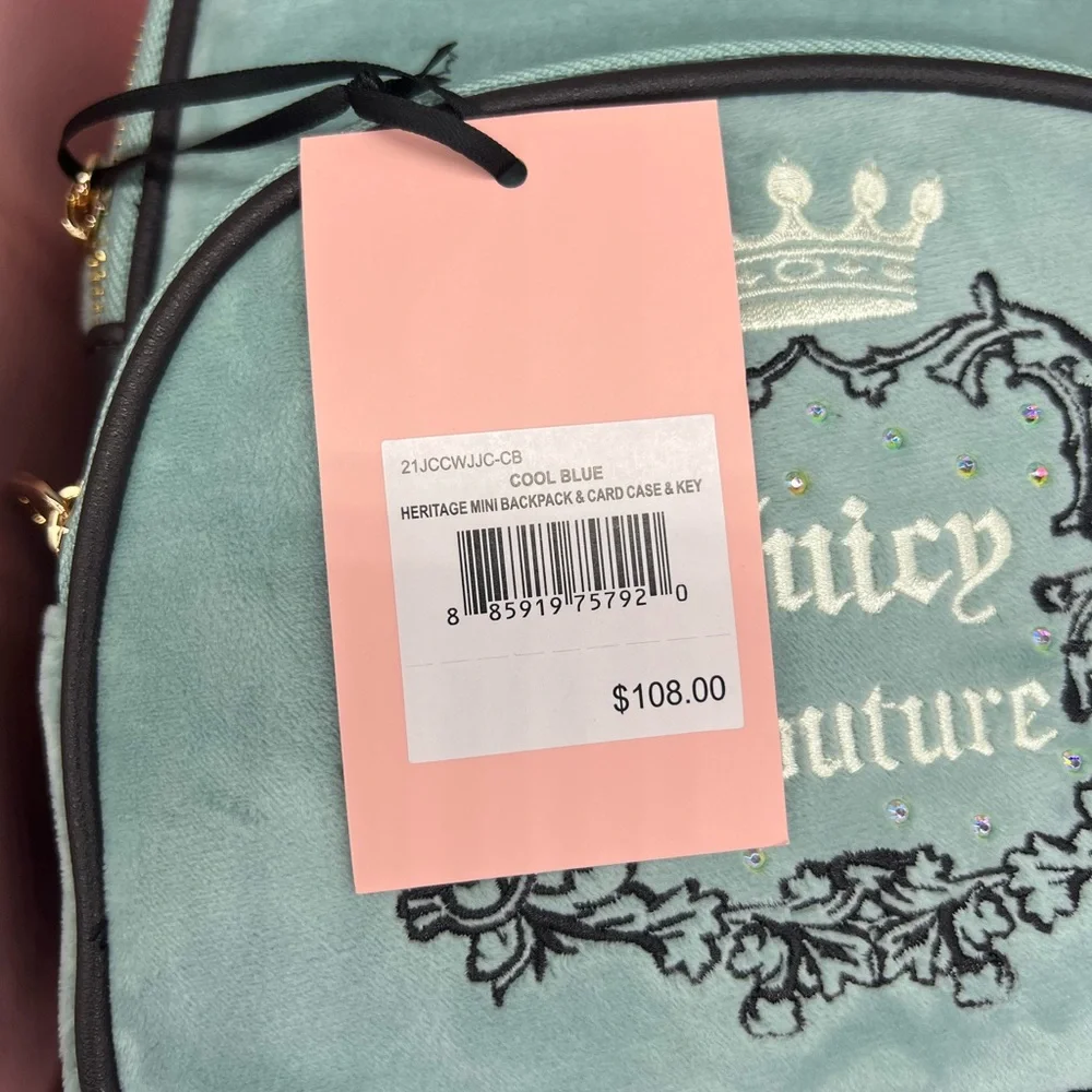Juicy couture heritage backpack gift set